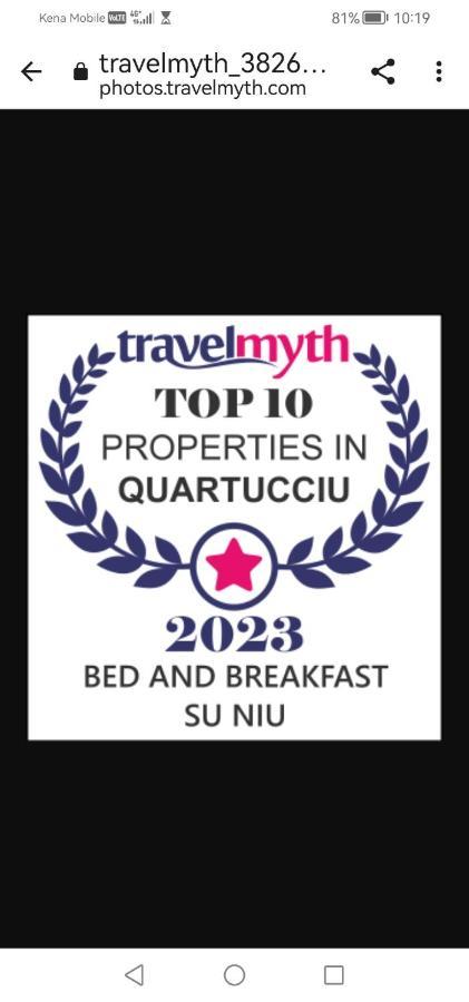 Bed And Breakfast Su Niu Куартуччу Экстерьер фото
